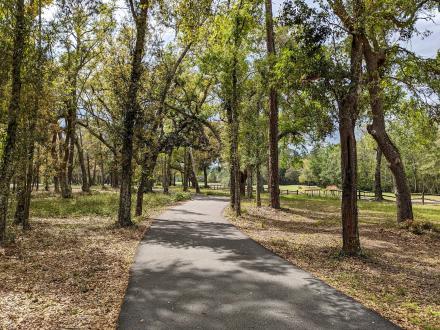 paved bike trail in Gulf Shores