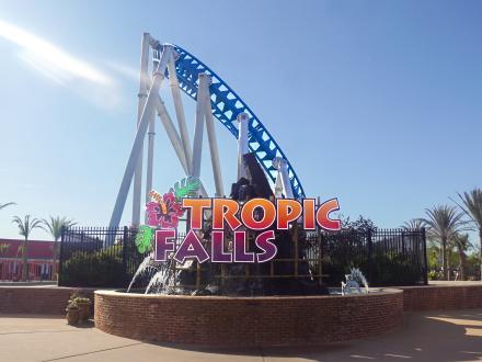 Roller Coaster at Tropic Falls Family Theme park