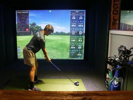 Top Golf Swing Suites simulator at Waterville's arcade in Gulf Shores
