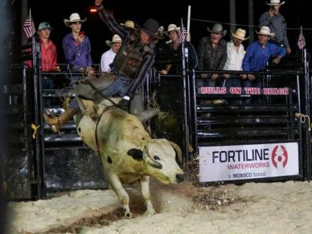 bulls on the beach rodeo at Flora-Bama in Orange Beach