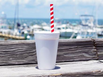 Bushwacker at Tacky Jacks Fort Morgan waterfront restaurant