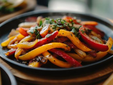 veggie fajitas