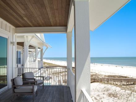 beach house balcony