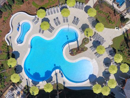 Spring Hill suites at the wharf outdoor swimming pool