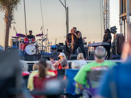 live local music at the annual national shrimp festival in gulf shores