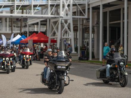 Motorcycle rally at Orange Beach Freedom Fest
