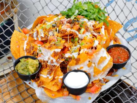 Nachos at The Sloop restaurant in Gulf Shores