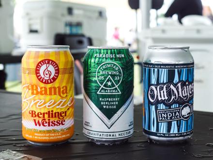 Alabama craft beer at the Coastal Alabama Food Truck & Craft Beer Festival in Gulf Shores