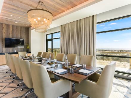 Meeting room at The Lodge beachfront resort in Gulf Shores
