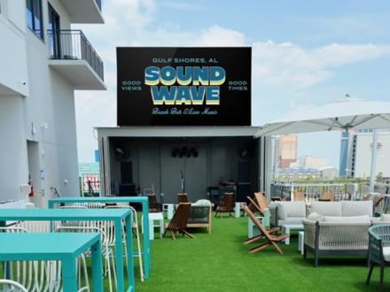 Sound Wave rooftop bar at Embassy Suites in Gulf Shores