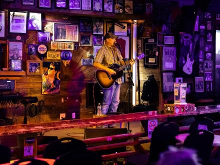 Live music at Flora-Bama beach bar in Orange Beach