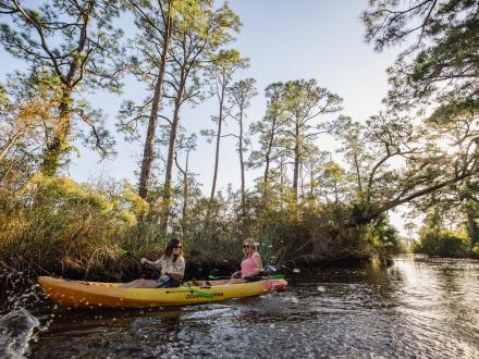 Kayaking on Alabama's Beaches