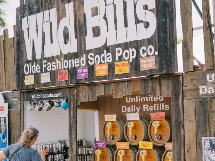 soda vendor at Bama Coast Cruisin' car show at The Wharf