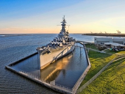 USS Alabama Battleship in Mobile, Alabama