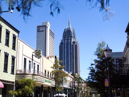 Downtown Mobile, Alabama