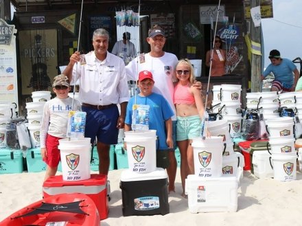 Kid winners at Flora-Bama Fishing Rodeo family fishing tournament in Orange Beach
