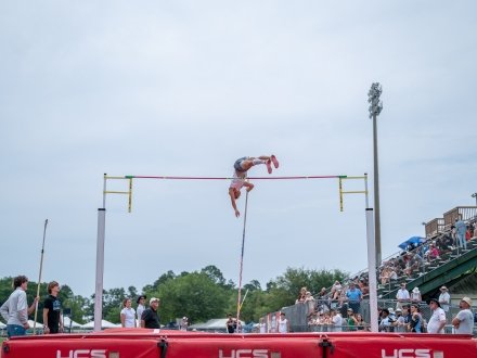 Athlete during the AHSSA Track & Field Championship on Alabama's Beaches