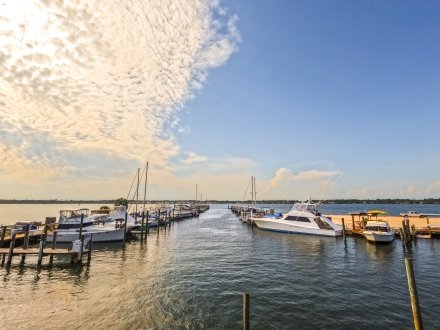 Sunrise at Bear Point Harbor in Orange Beach
