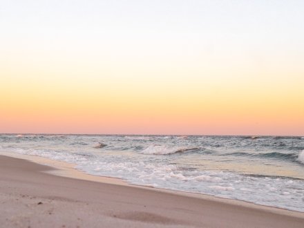 Colorful sunrise over the Gulf in Gulf Shores 