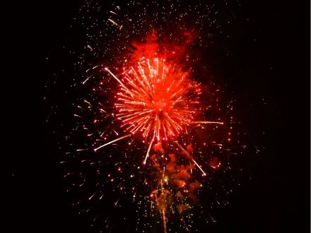 Independence Day firework show in Gulf Shores