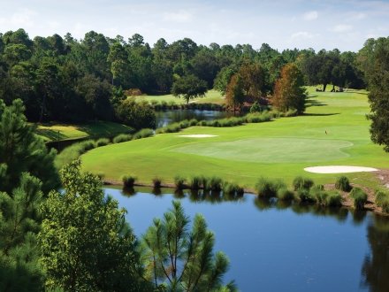 scenic golf course at Peninsula Golf & Racquet Club in Fort Morgan
