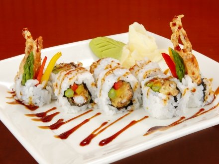 Sushi at Cosmo's restaurant in Orange Beach