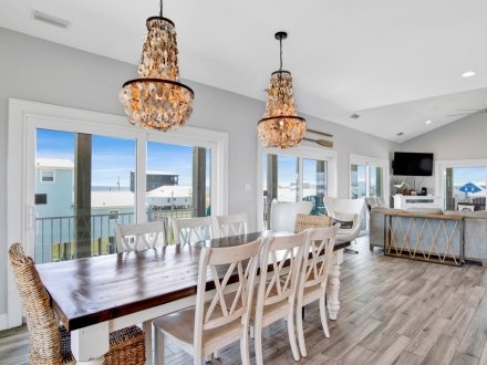 Decked Out Fort Morgan beach rental with elevator 