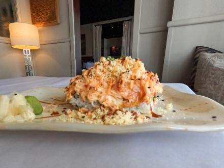 Fresh sushi from Big Fish seafood and sushi restaurant in Orange Beach