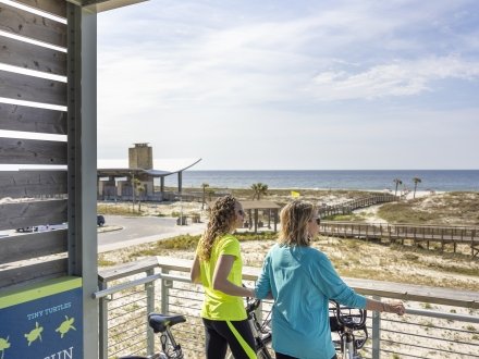 Biking at Gulf State Park