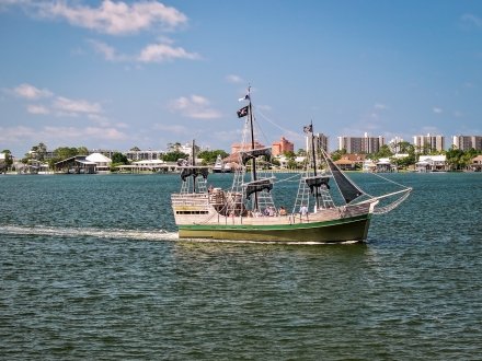 Pirate Ship Cruise family activity in Orange Beach