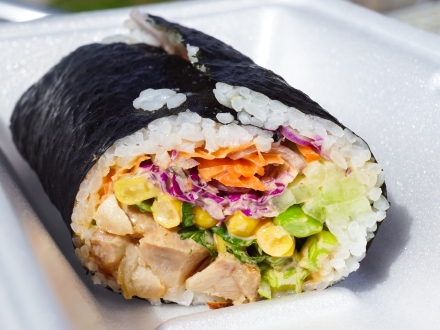 Sushi burrito from Poke Bowl Sushi Burrito & Boba sushi restaurant in Gulf Shores