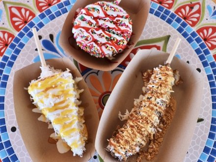 Frozen desserts at Mythic Beach Banana Bar in Gulf Shores