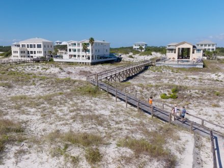 Beach houses at Kiva Dunes Golf Resort in Fort Morgan