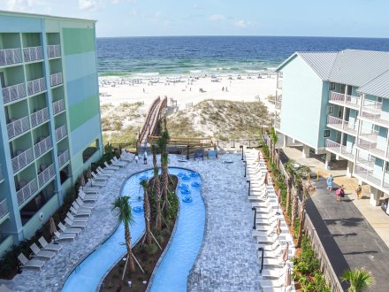 Balcony view from Hilton Garden Inn Orange Beach hotel