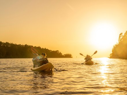 Kayaking at Sunset