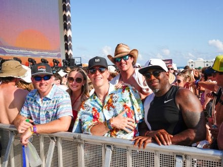 Festival goers at Sand in My Boots in Gulf Shores