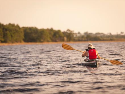 Kayaking in Gulf State Park