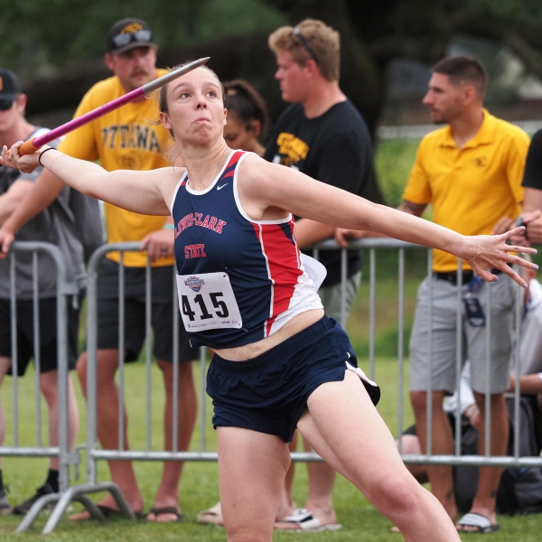 Athlete during a Track & Field meet on Alabama's Beaches