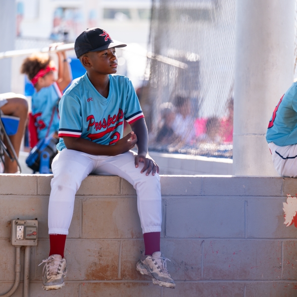 Baseball players on Alabama's Beaches