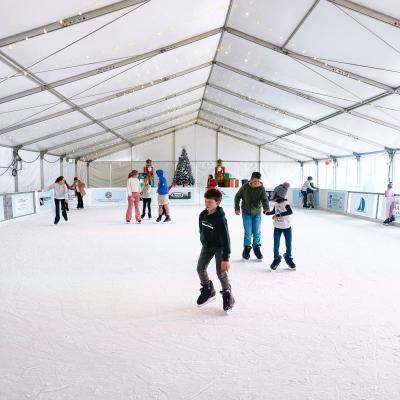 Ice Skating at The Wharf