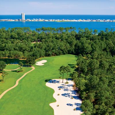 Peninsula Golf Course aerial view