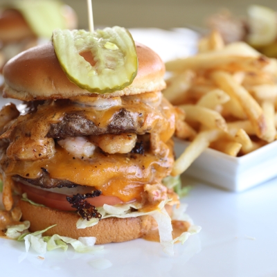 Burger from The Catch on Alabama's Beaches