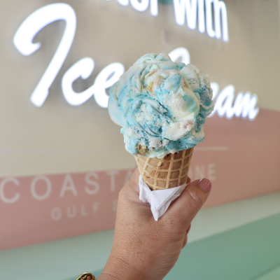 Ice Cream from an ice cream shop on Alabama's Beaches