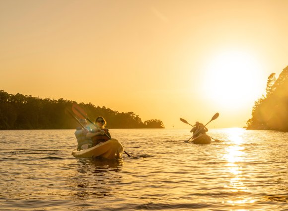 Kayaking on Alabama's Beaches
