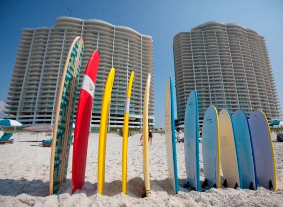 Surf board rental Orange Beach