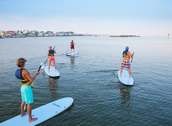 Orange Beach paddleboarding