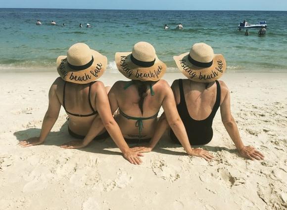 Girlfriends at the beach