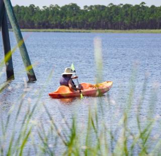 Kayak Fishing in Lake Shelby