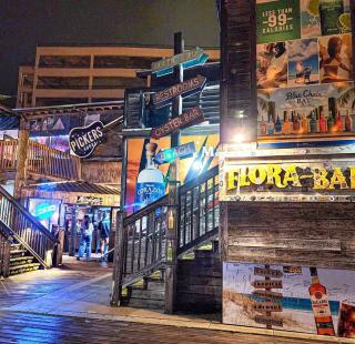 Flora-Bama Lounge, beachfront bar in Orange Beach