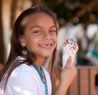 ice cream cone in Orange Beach Al